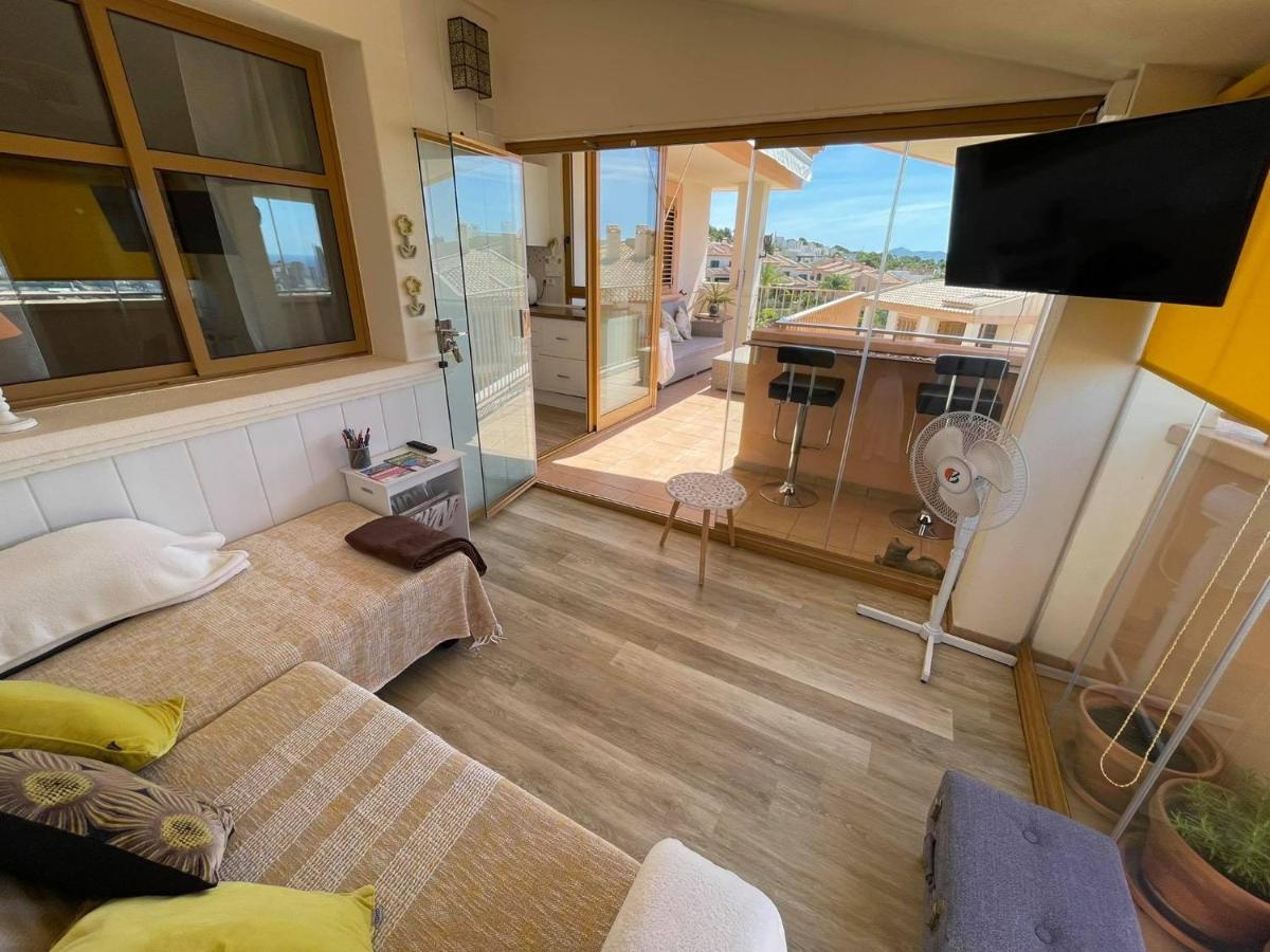 2 Bed Penthouse Apartment - Sea Views - Sleeps 4 Finestrat Eksteriør bilde